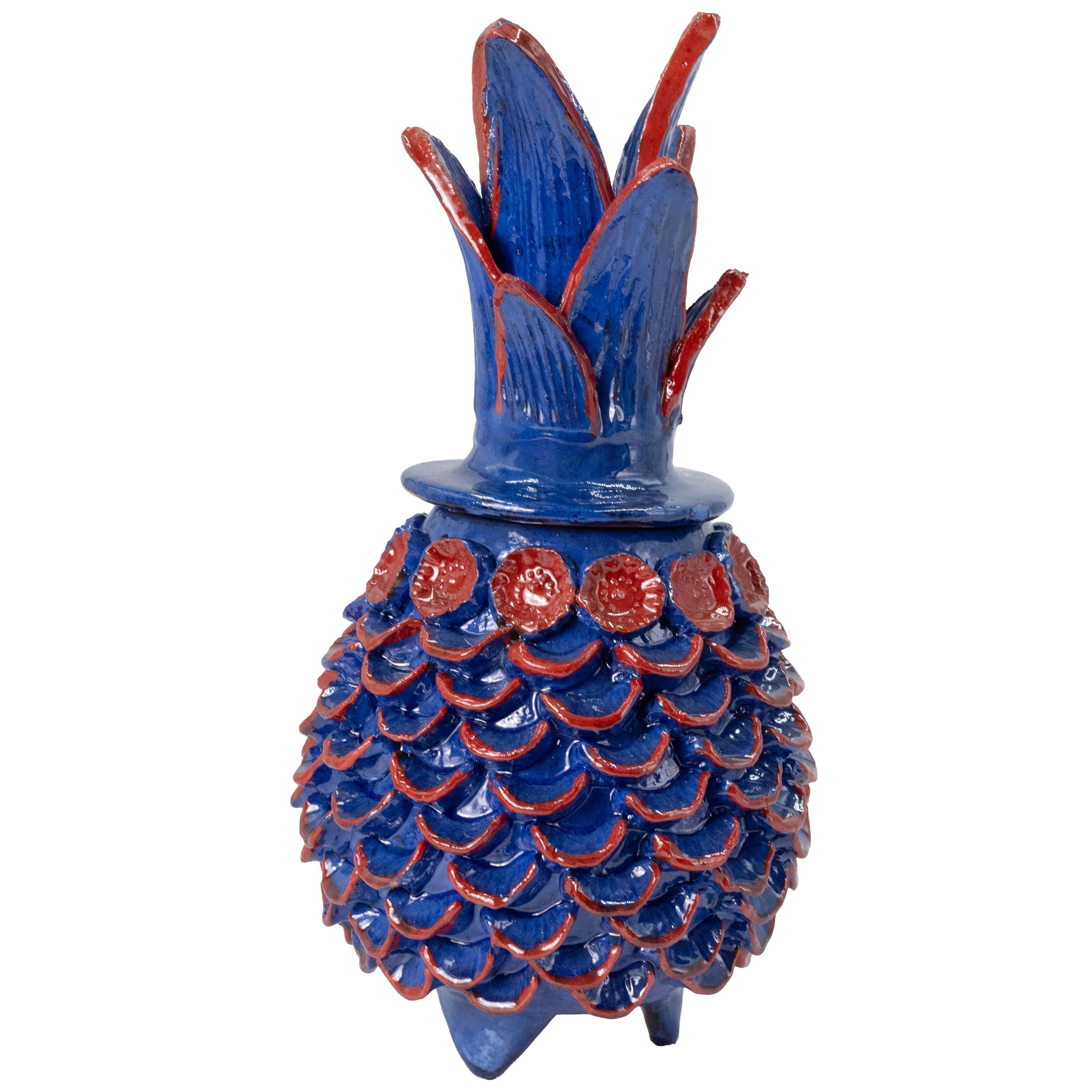 Piña Alta 11" Decorative Pineapple Sculpture - Image 21