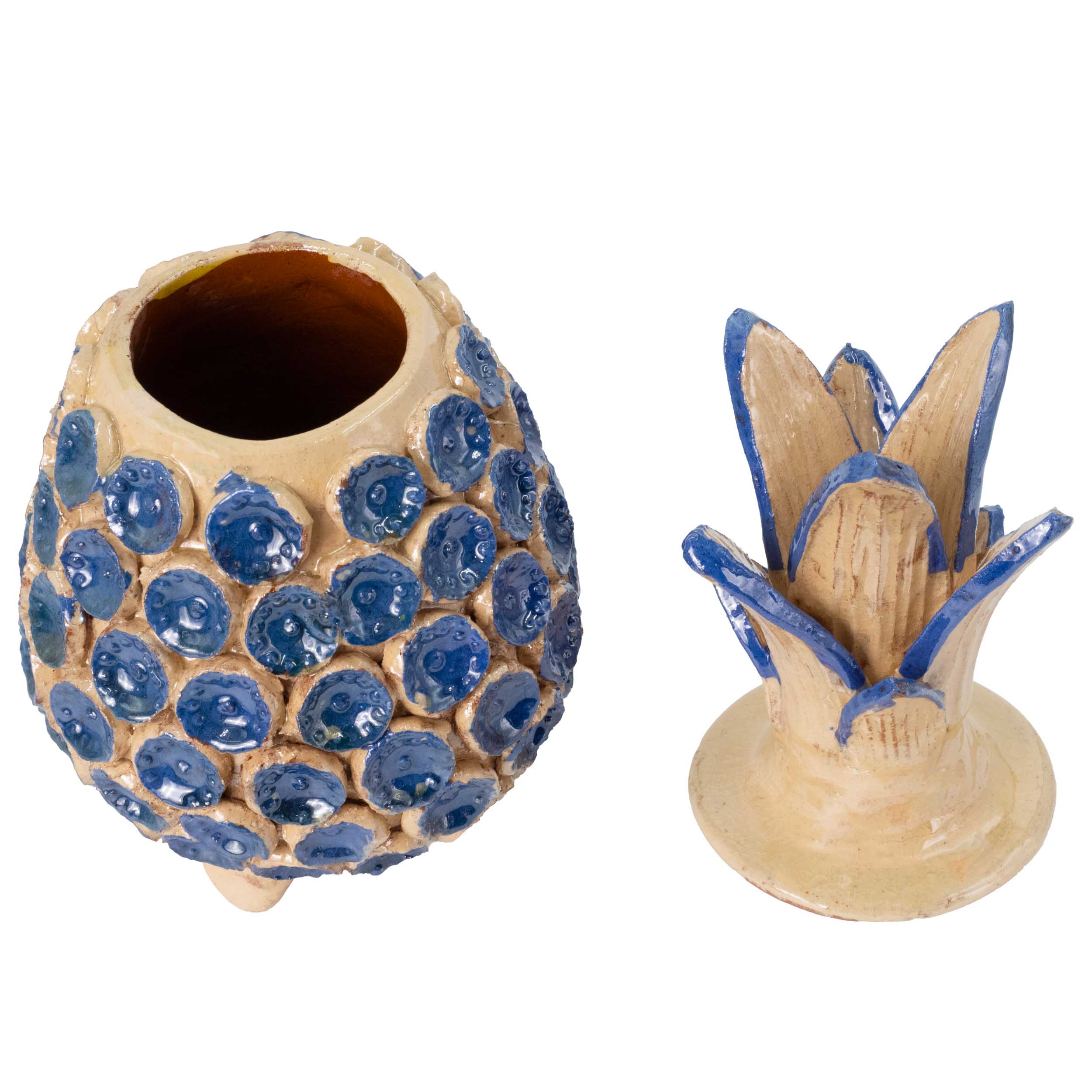Piña Alta 11" Decorative Pineapple Sculpture - Image 8