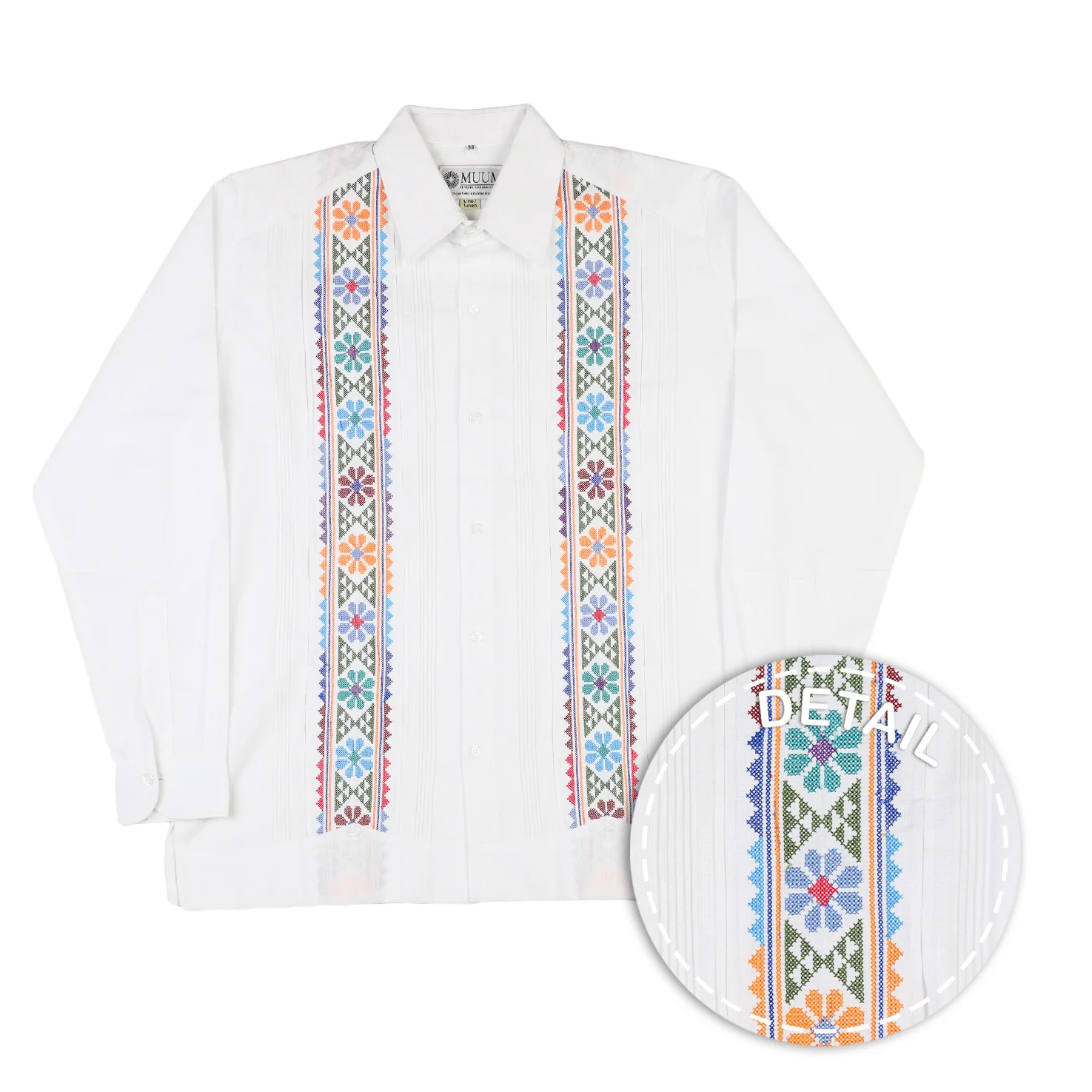 Primavera Embroidered Guayabera - Image 3