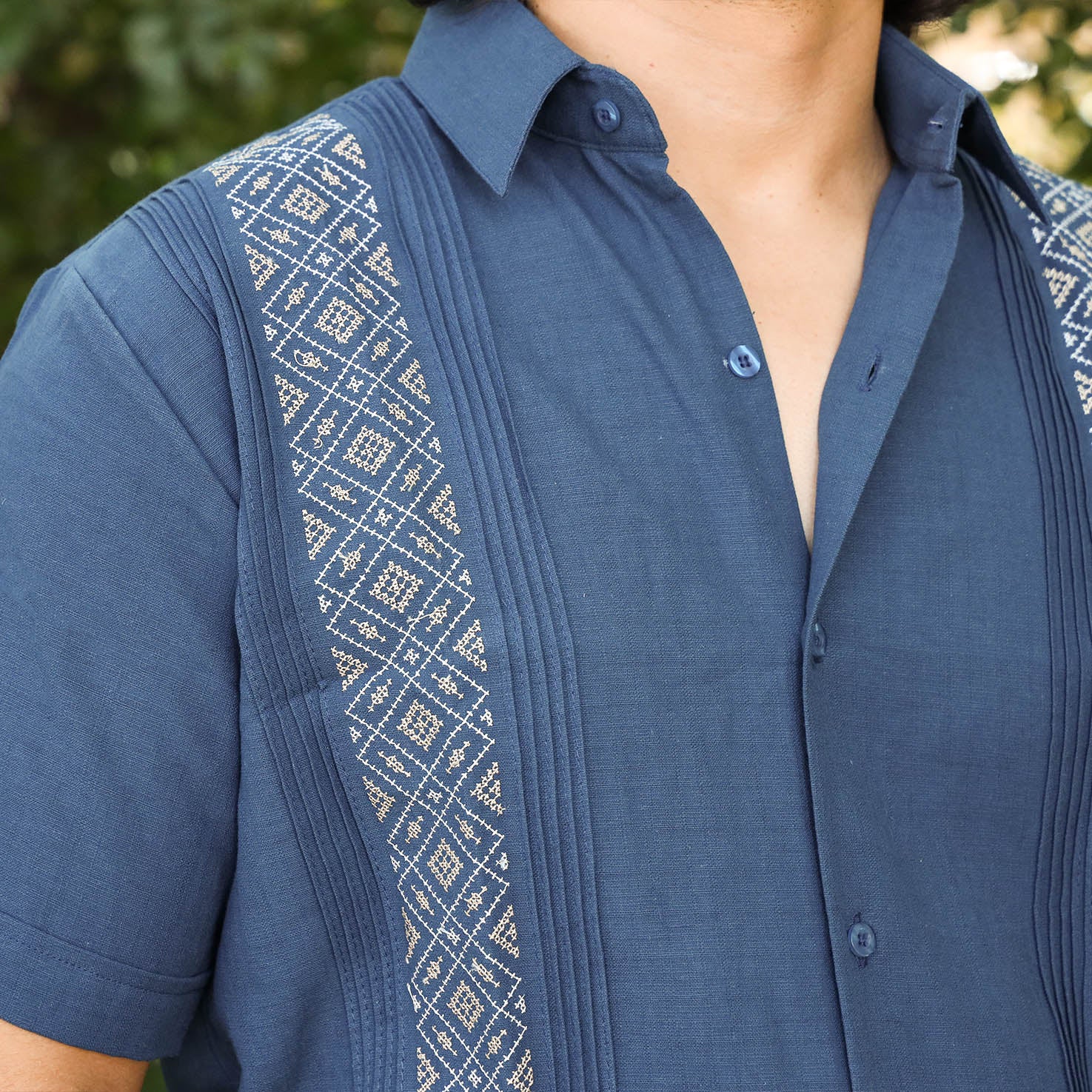 Progreso Embroidered Guayabera - Image 2