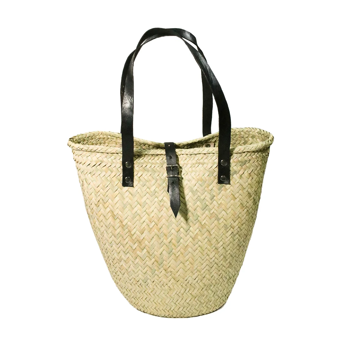 Puerto Escondido Woven Palm Large Beach Bag Tote - Image 11