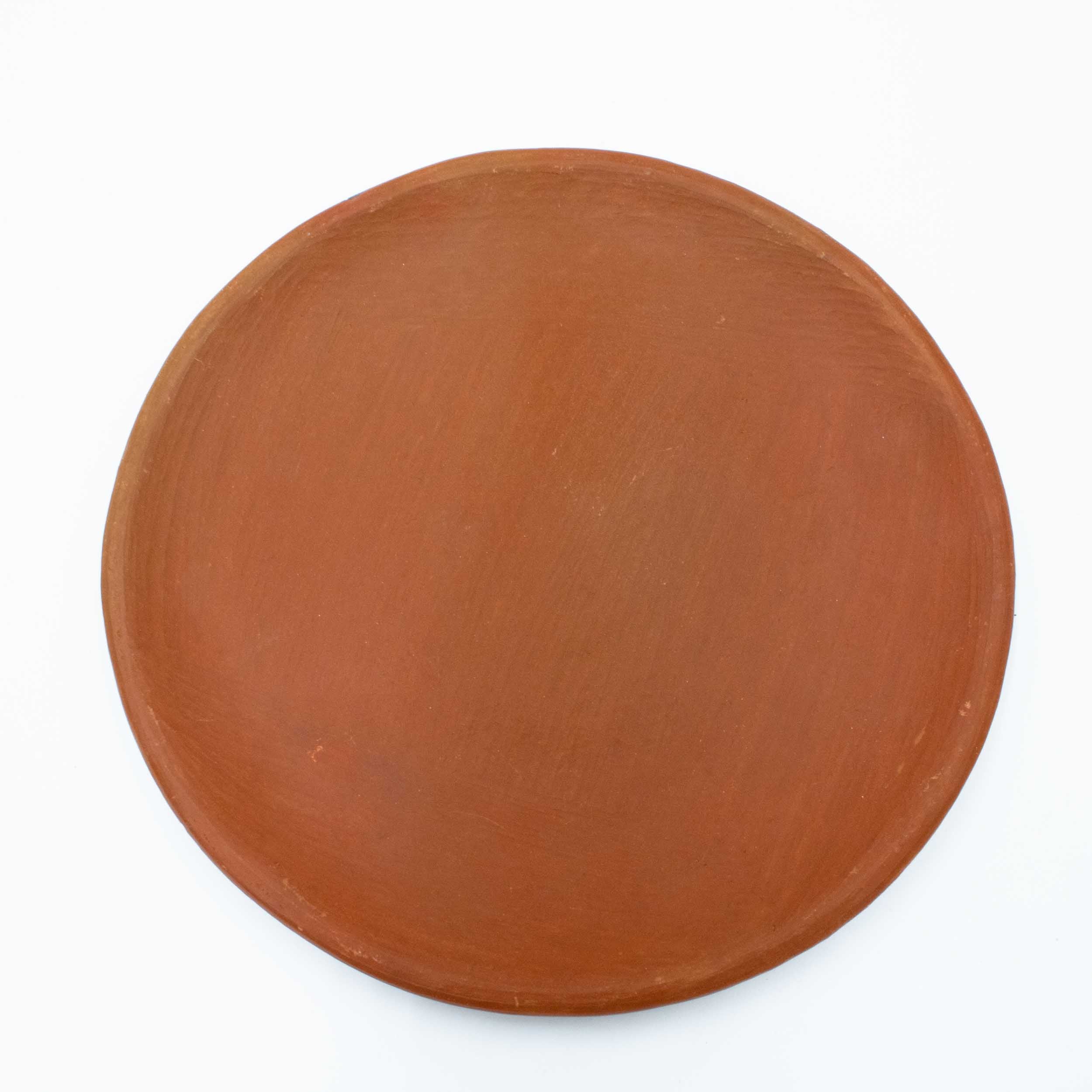 Red Clay Salad Plate Flat Base - Image 5