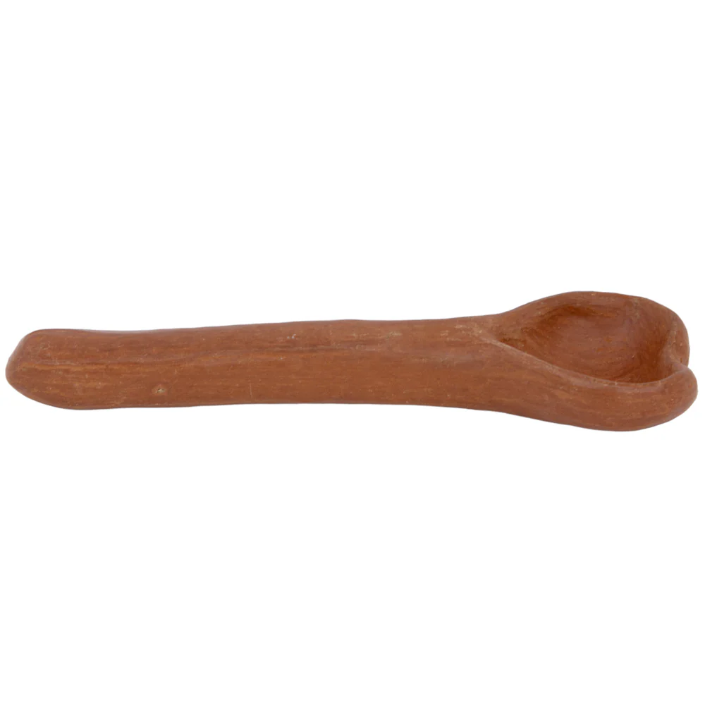 Red Clay Heart-Shaped Spoon - Image 5