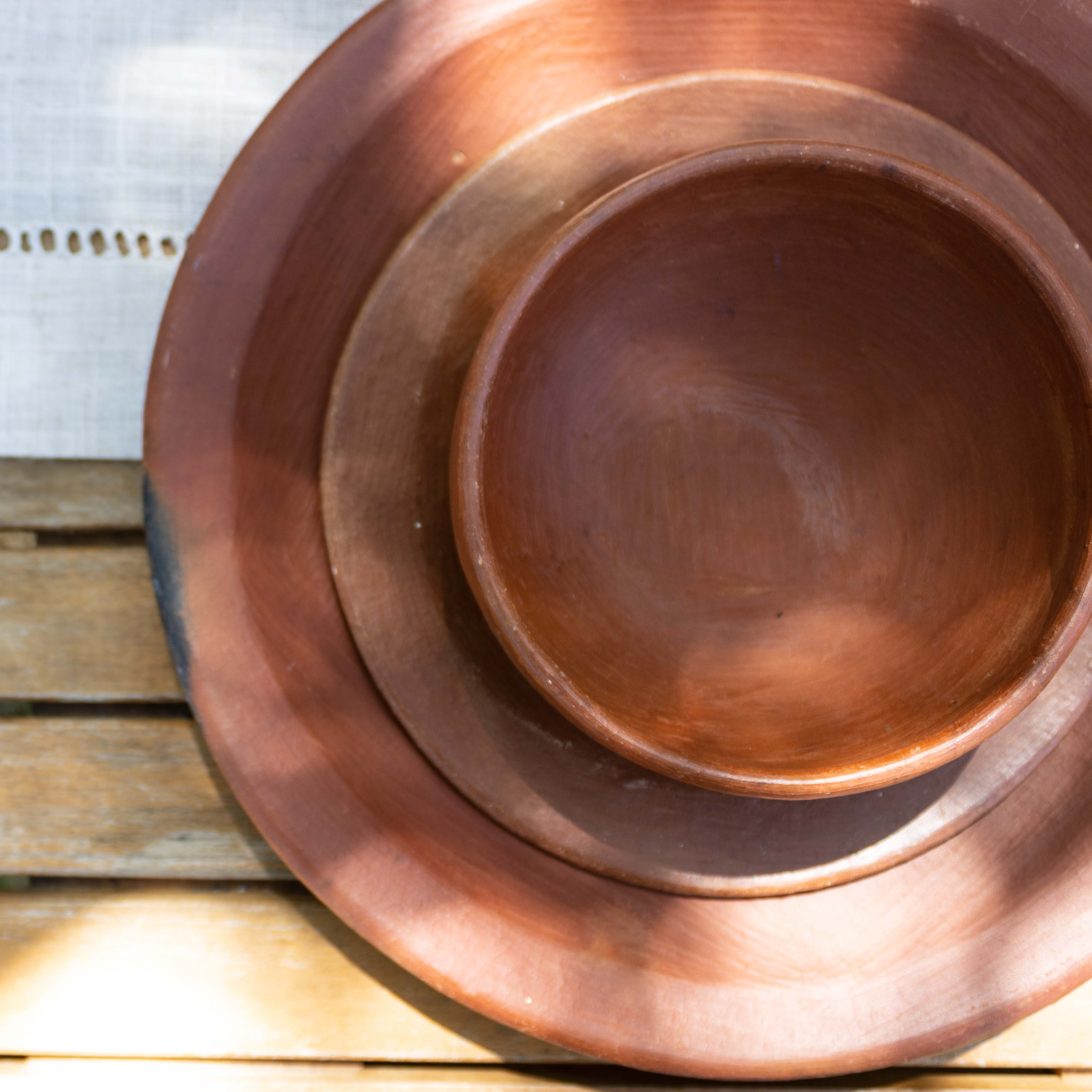 Red Clay Terracotta Cereal/Soup Bowl - Image 4