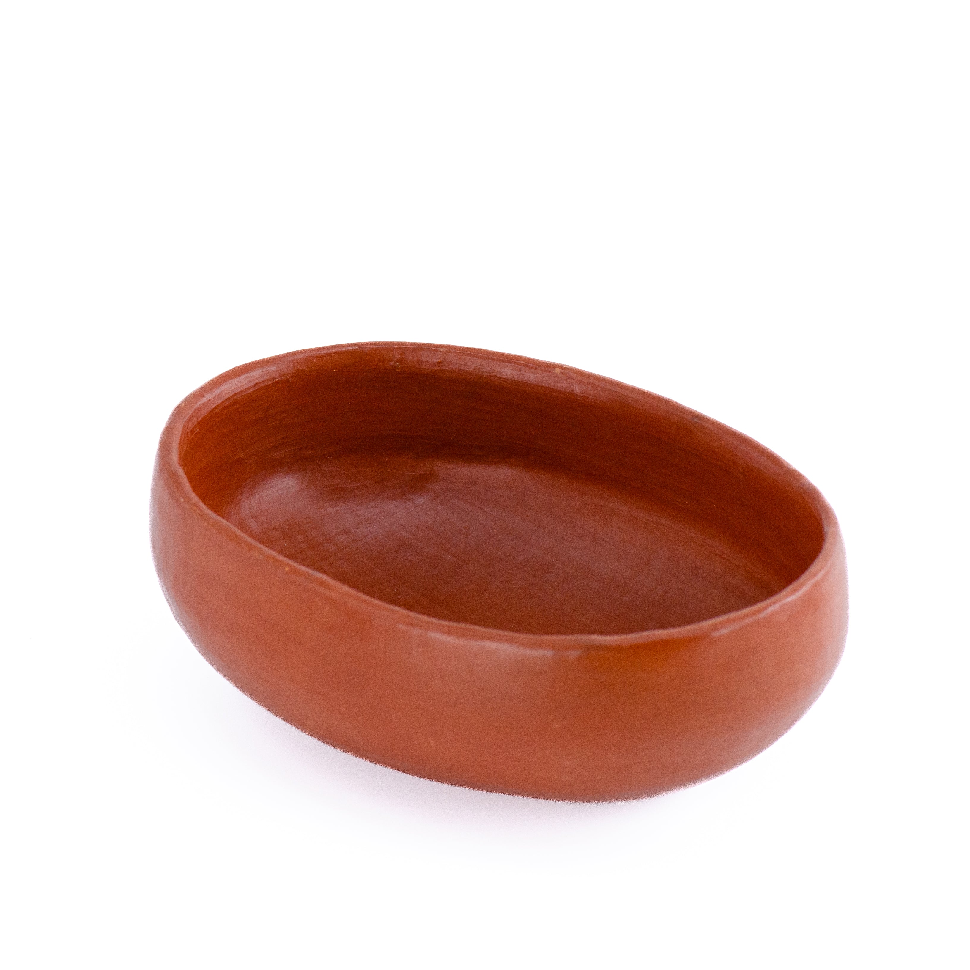 Red Clay Terracotta Small Oval Bowl - Image 4