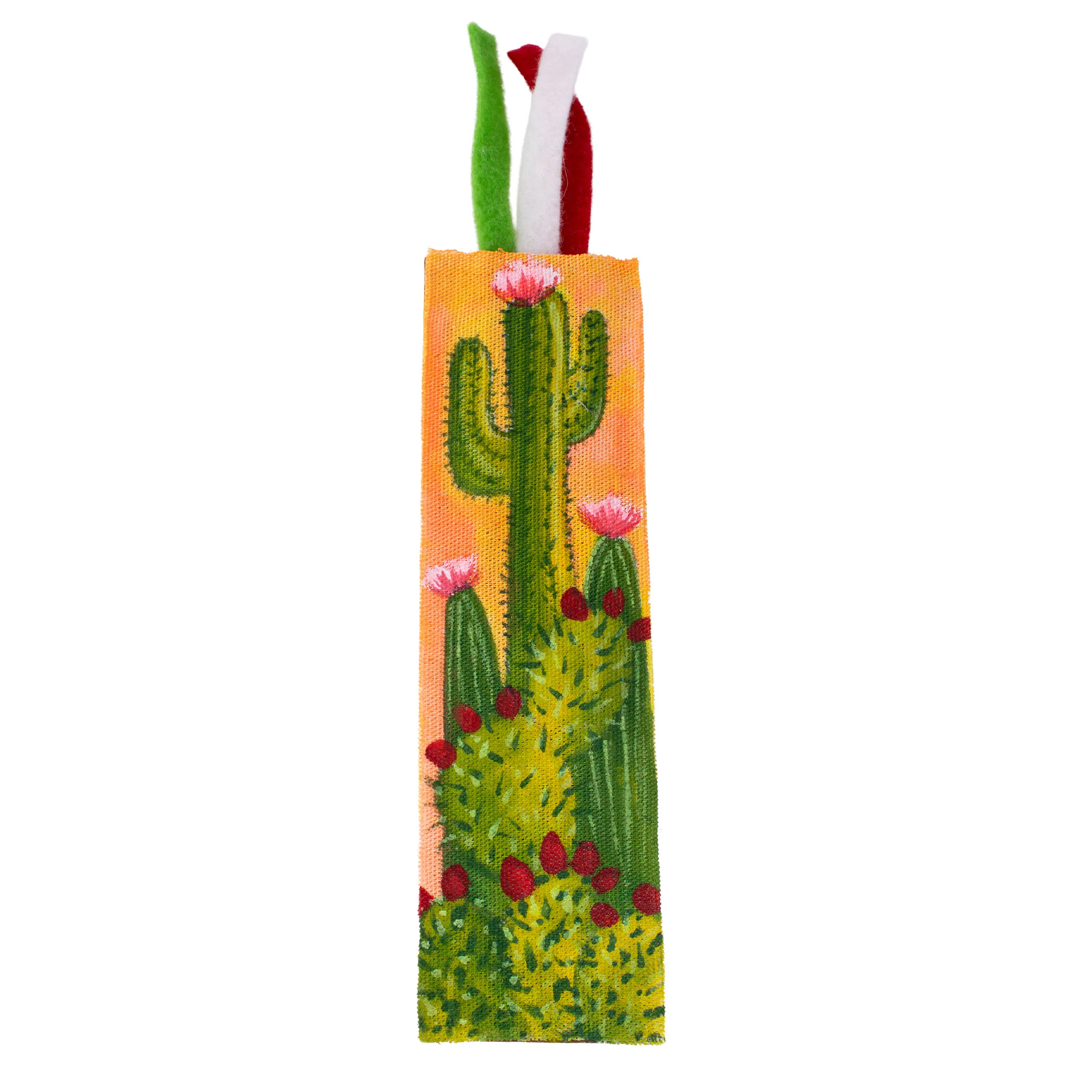 Hand-Painted Nopales Bookmark - Image 4