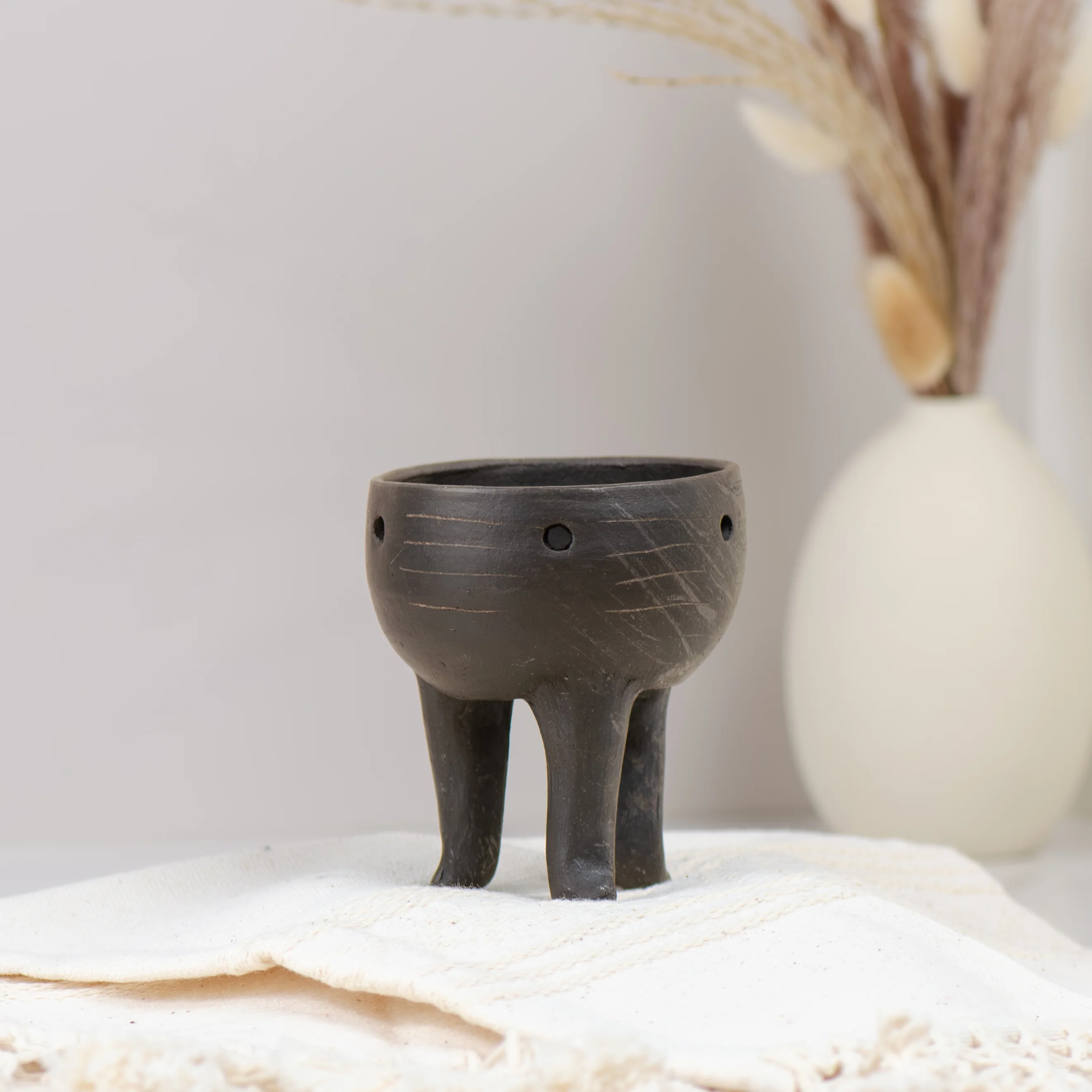 Small Atzompa Clay Copalera - Image 4