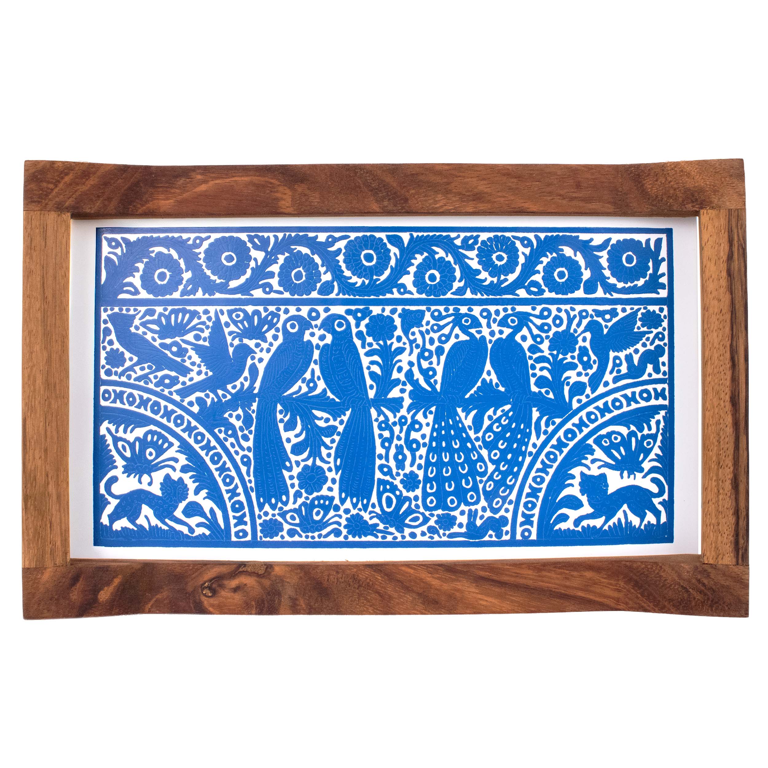 Small Olinalá Parota Solid Wood Serving Tray - Image 17