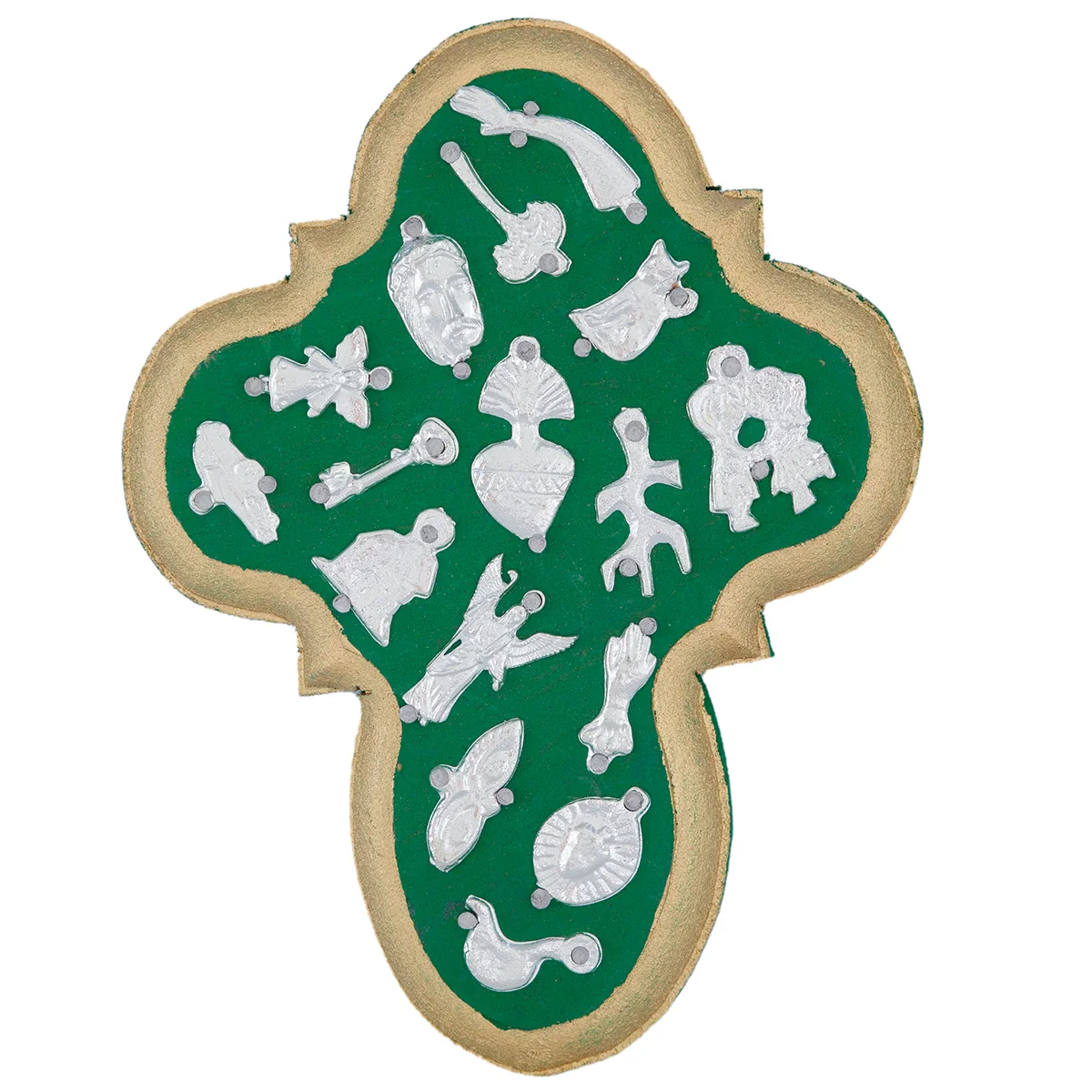 Wooden Wall Cross with Milagritos, Small - Image 11
