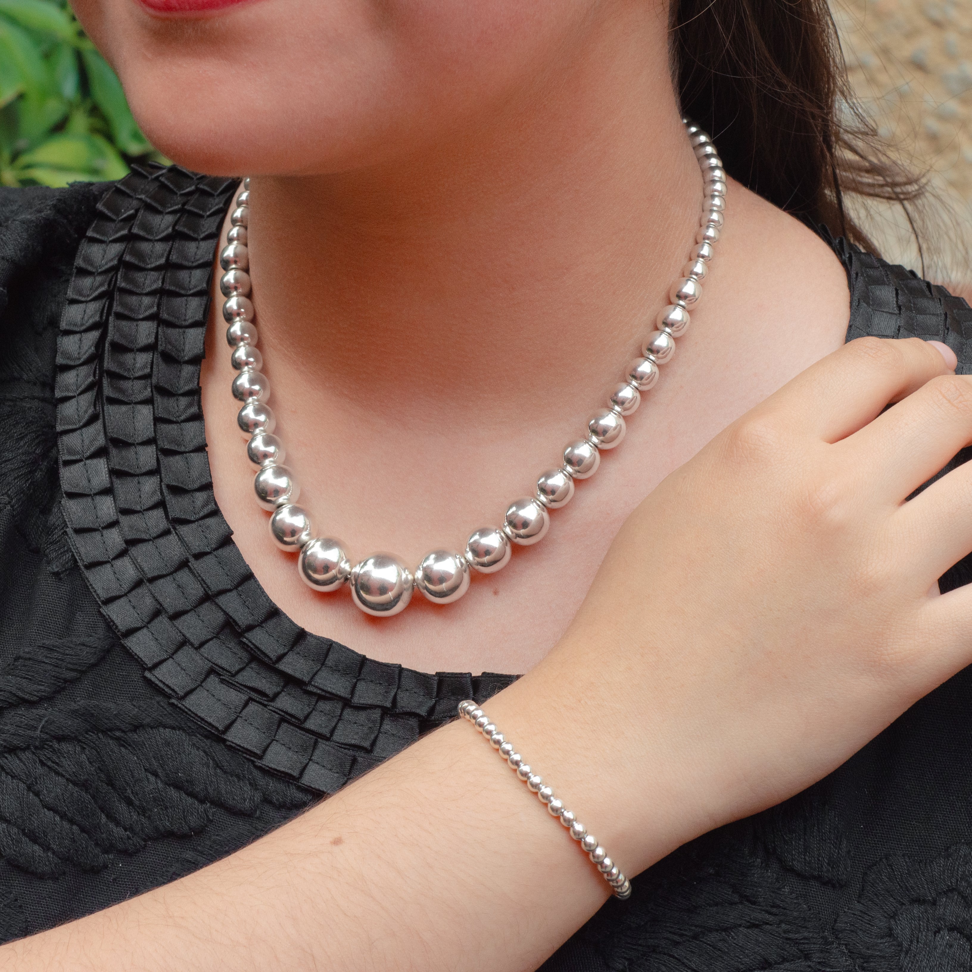 Sterling Silver Bolitas Bracelet - Image 4
