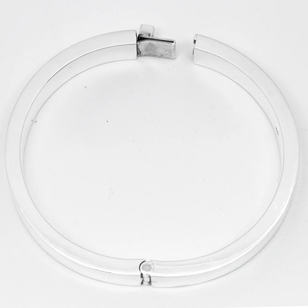 Sterling Silver Clásico Round Bangle - Image 3