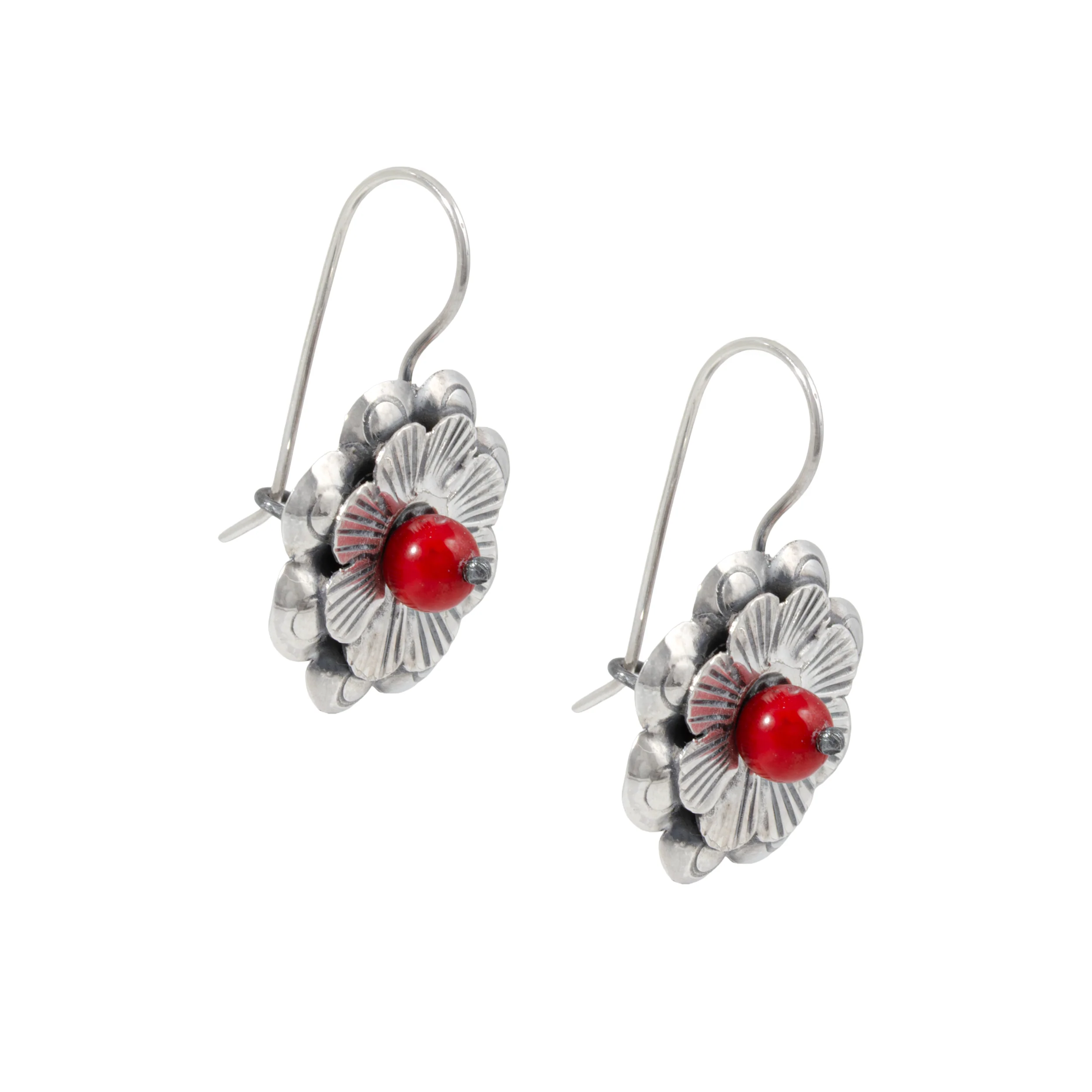 Sterling Silver Flor Mazahua Earrings - Image 3