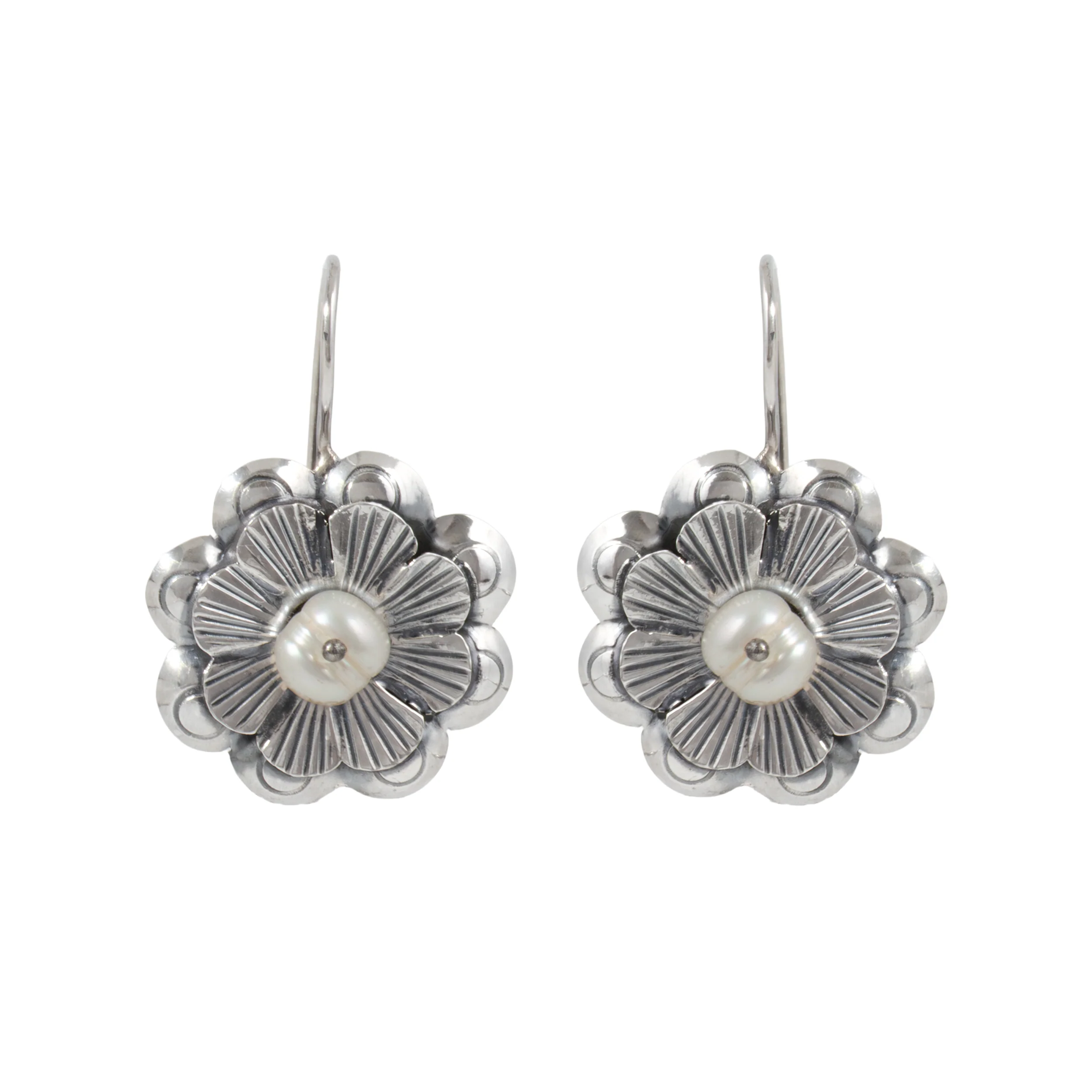 Sterling Silver Flor Mazahua Earrings - Image 6