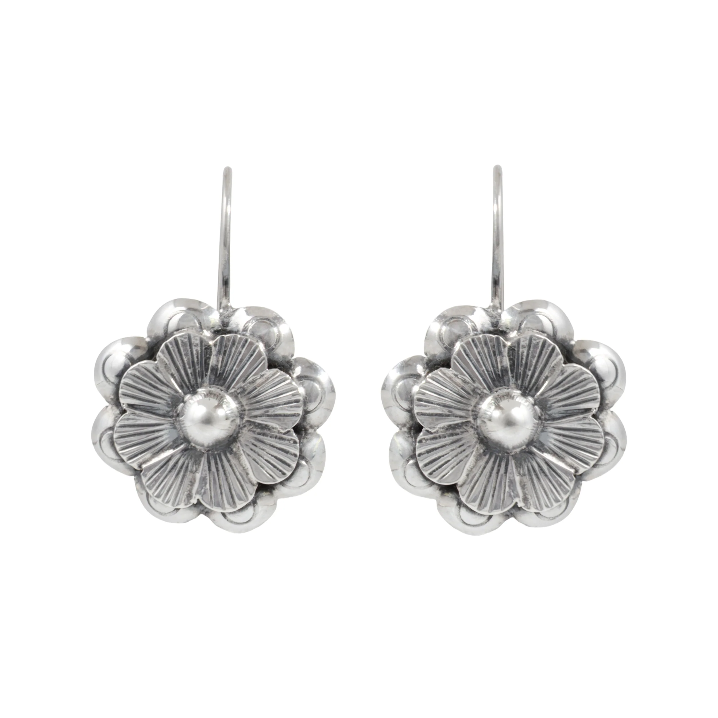 Sterling Silver Flor Mazahua Earrings - Image 7
