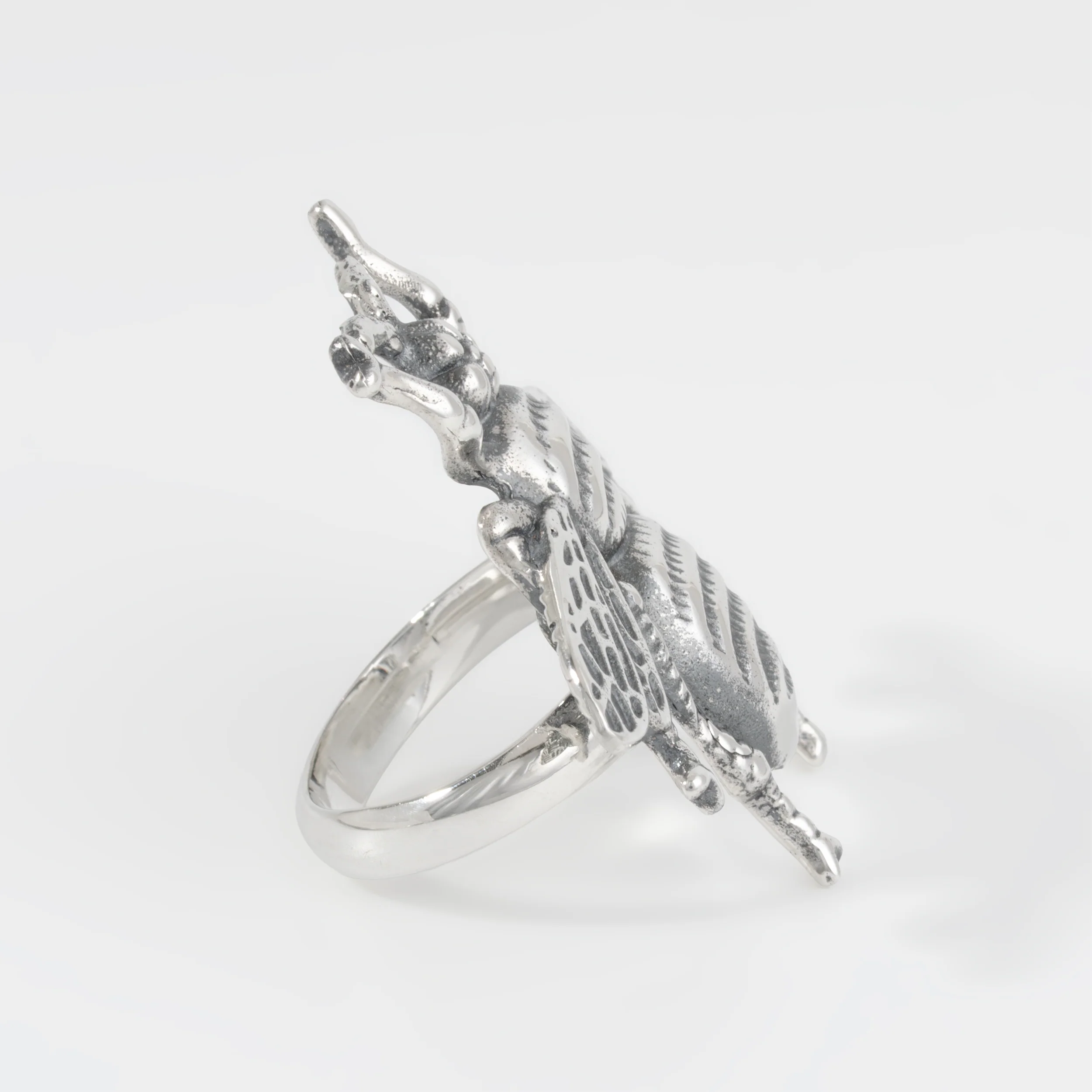 Sterling Silver Queen Bee Ring - Image 3