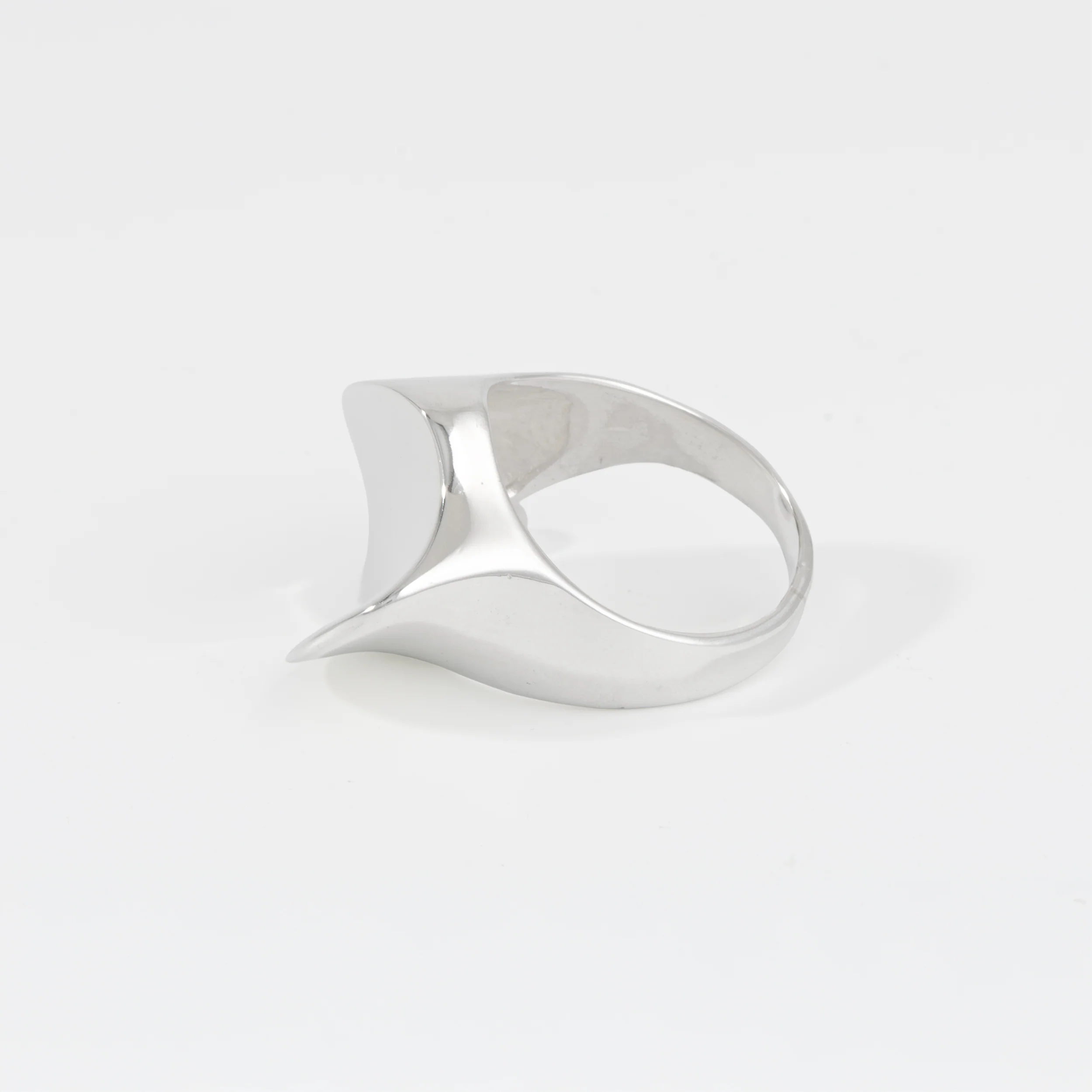 Sterling Silver Ripple Ring - Image 3