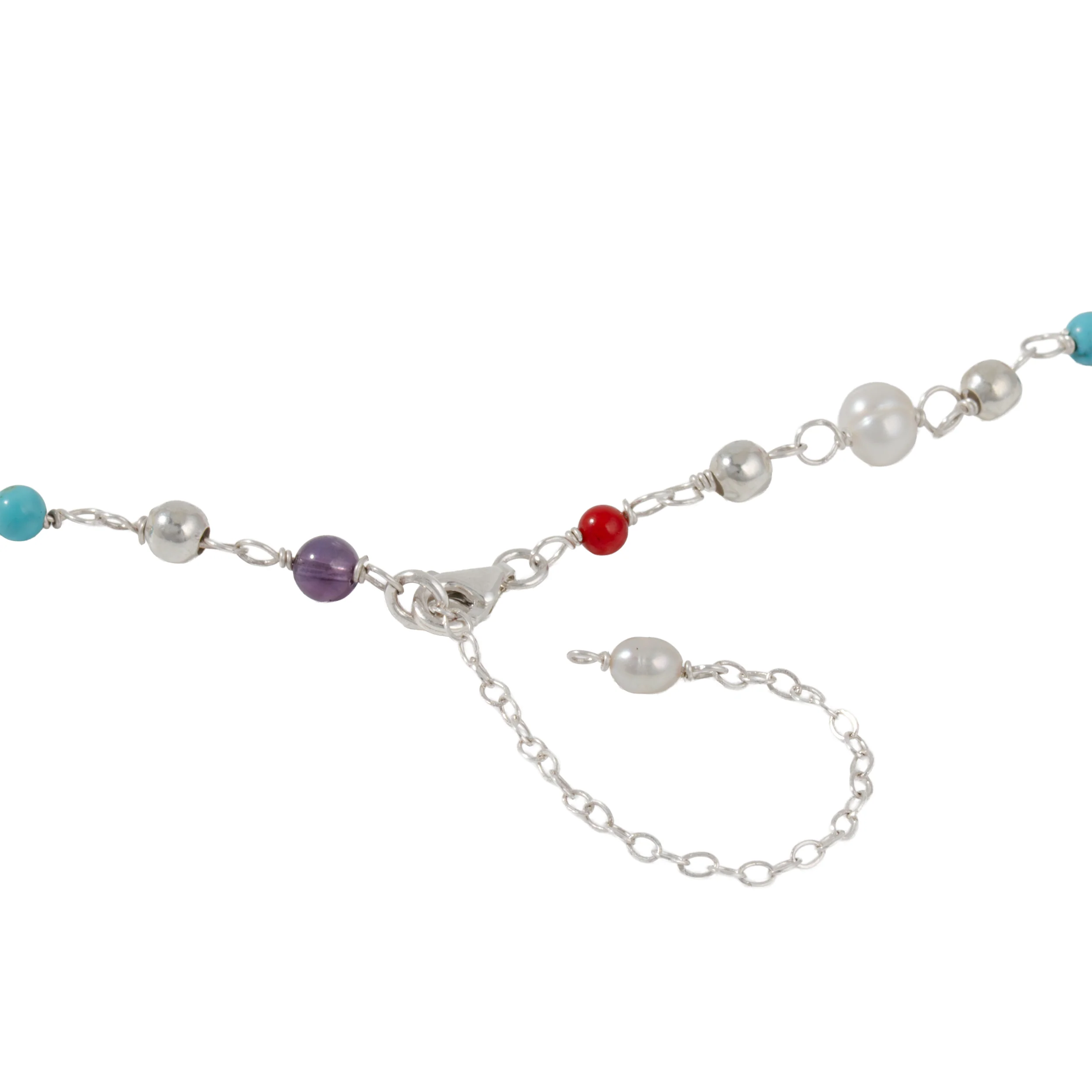 Sterling Silver Sacred Heart Necklace - Image 5