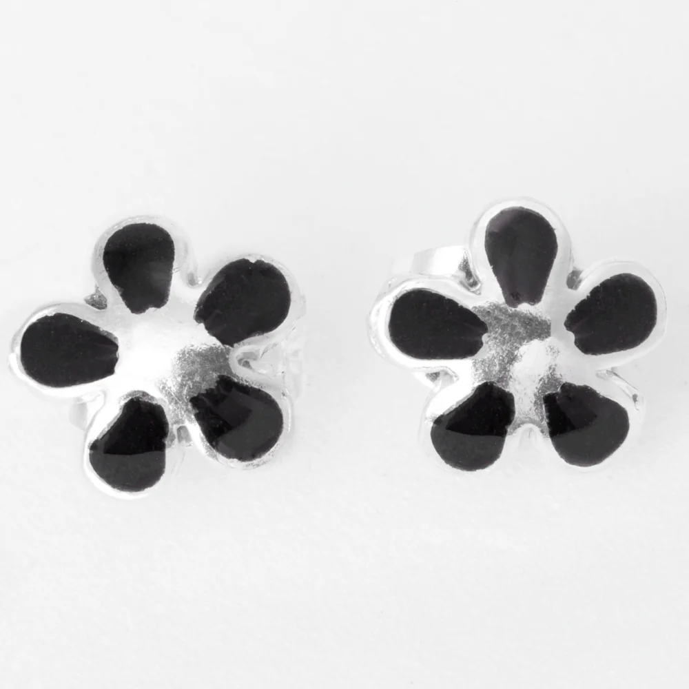 Sterling Silver Spring Stud Earrings - Image 5