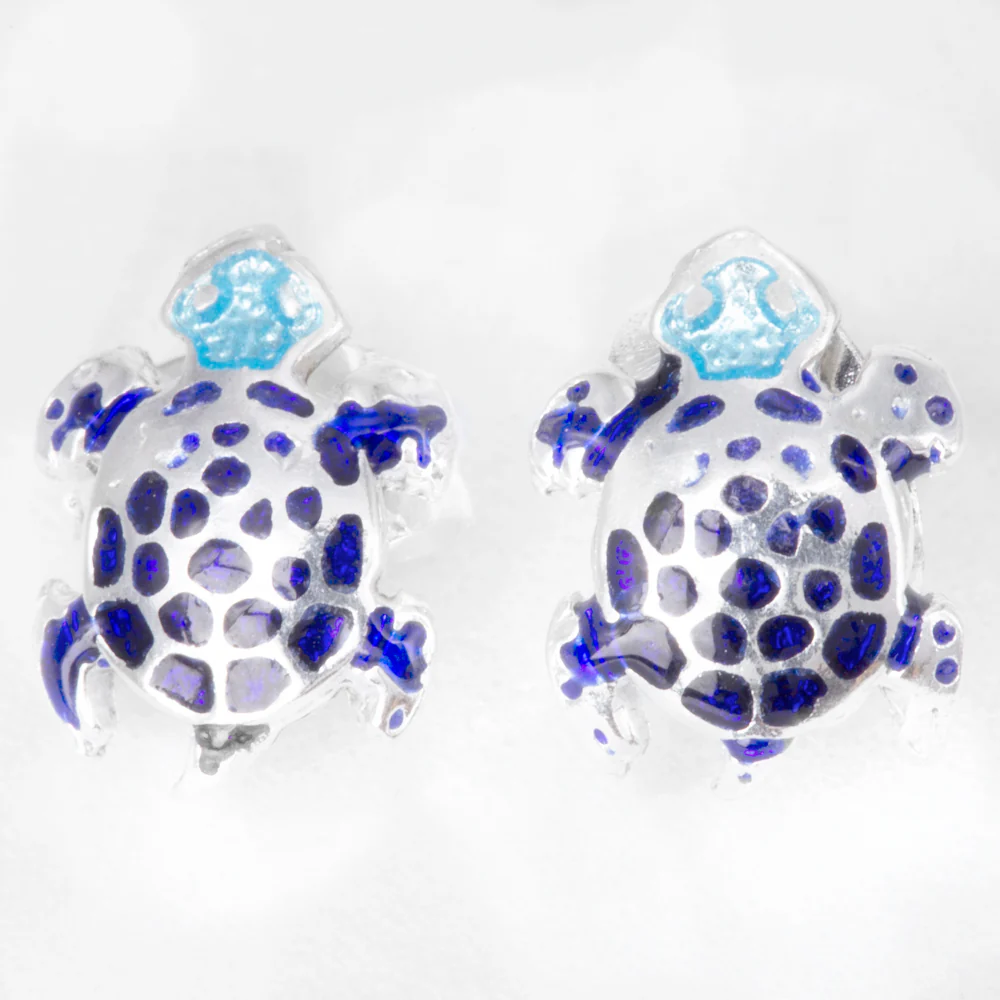 Sterling Silver Spring Stud Earrings - Image 6
