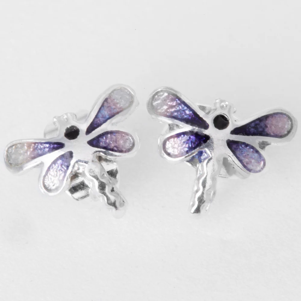 Sterling Silver Spring Stud Earrings - Image 8