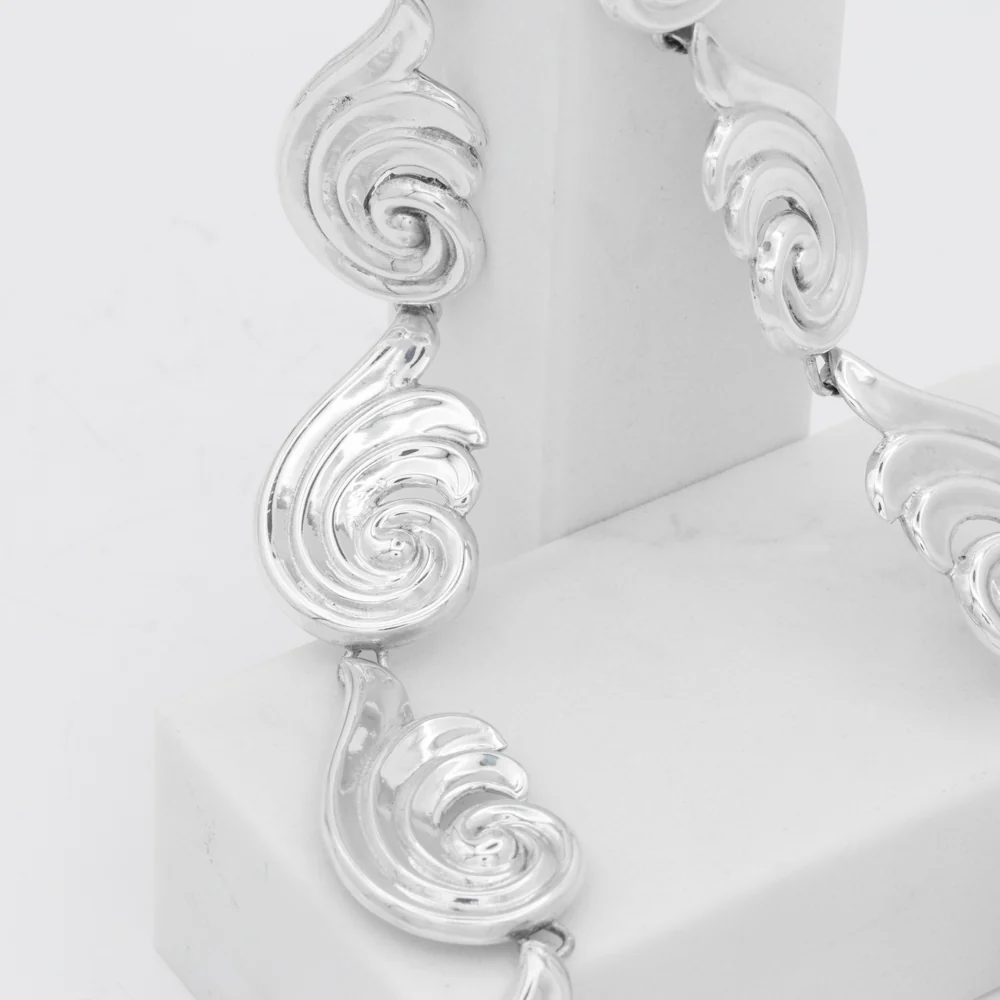 Sterling Silver Wind Shell Necklace - Image 2