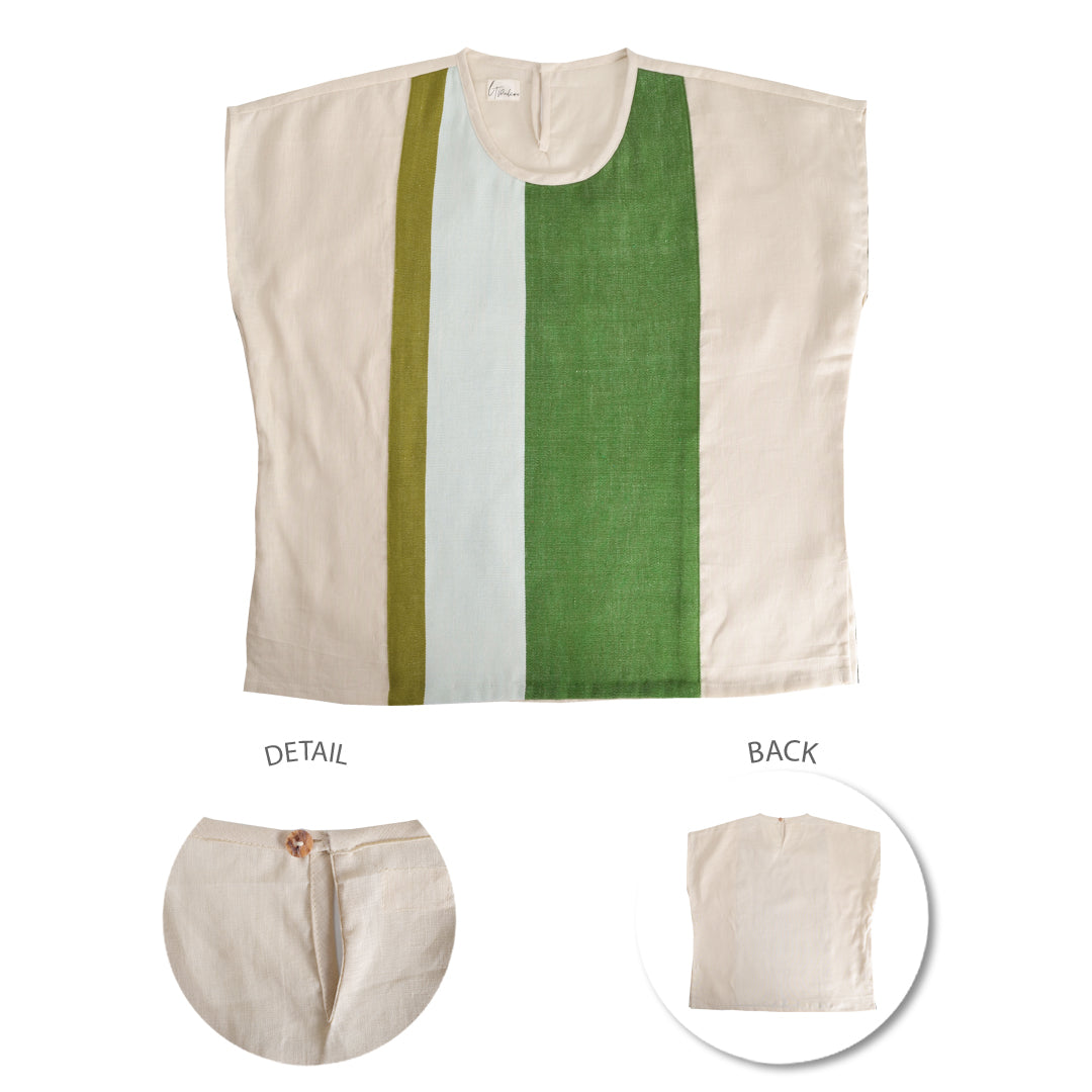 Tabasco Linen Round Neck Blouse - Image 6