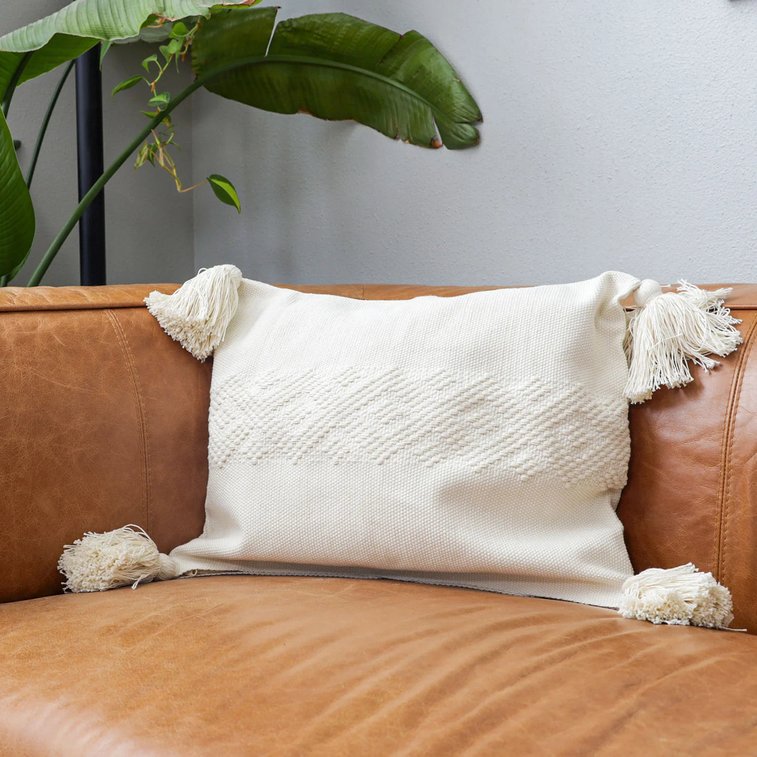 Telar Woven Lumbar Rectangular Pillow Covers - Image 2