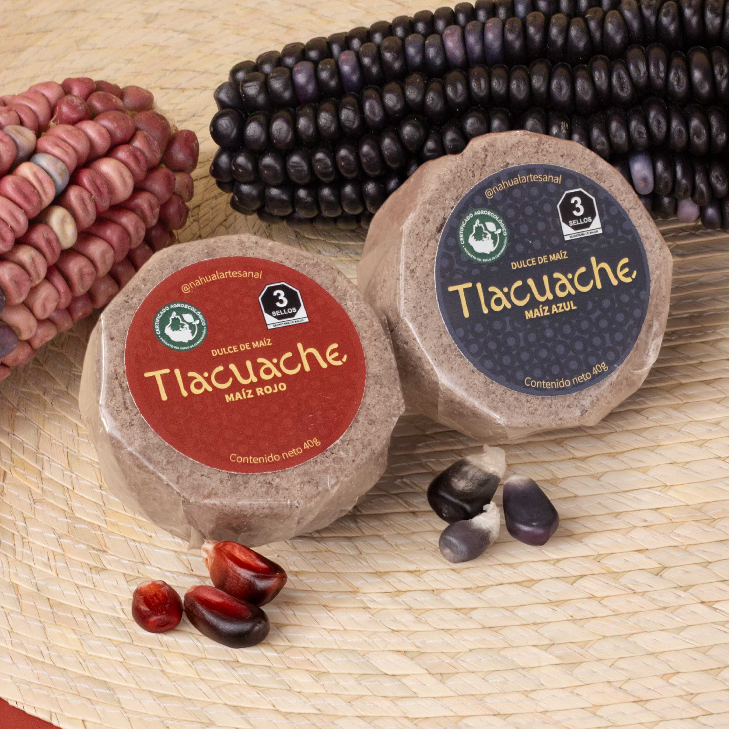Tlacuache Red and Blue Corn Mazapan Box - Image 3