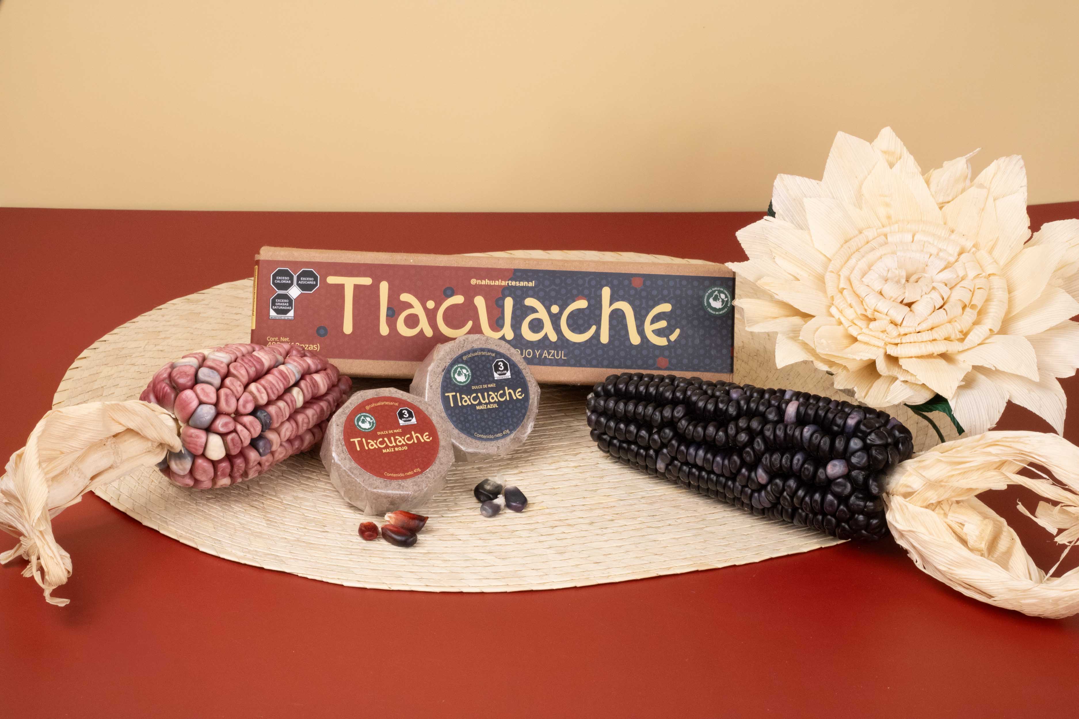 Tlacuache Red and Blue Corn Mazapan Box - Image 4