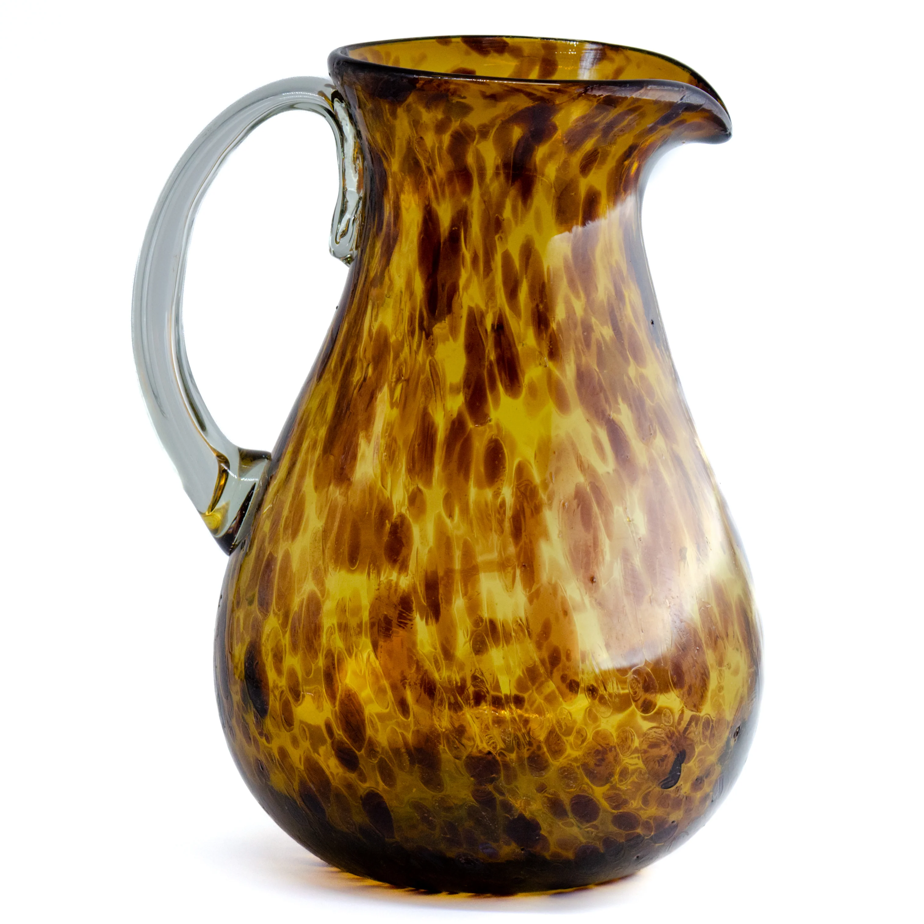 Tonalá Handblown Teardrop Glass Pitcher - Image 6