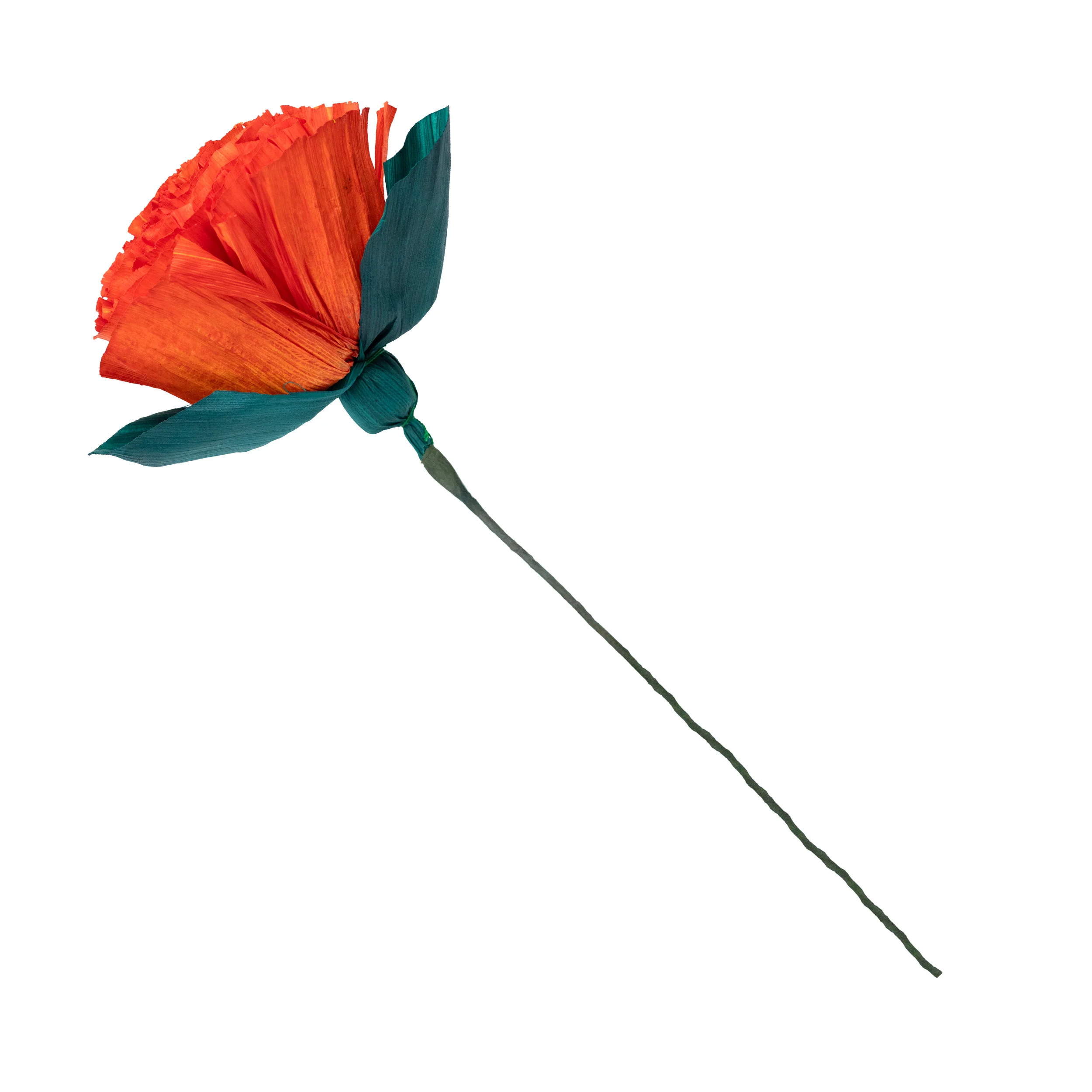 Totomoxtle Cornhusk Carnation Flower - Image 4