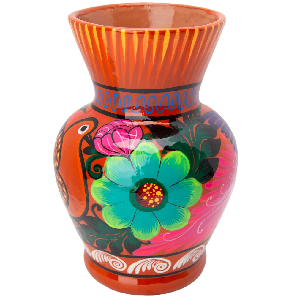 Xalitla Storytelling Campana Short Vase - Image 4