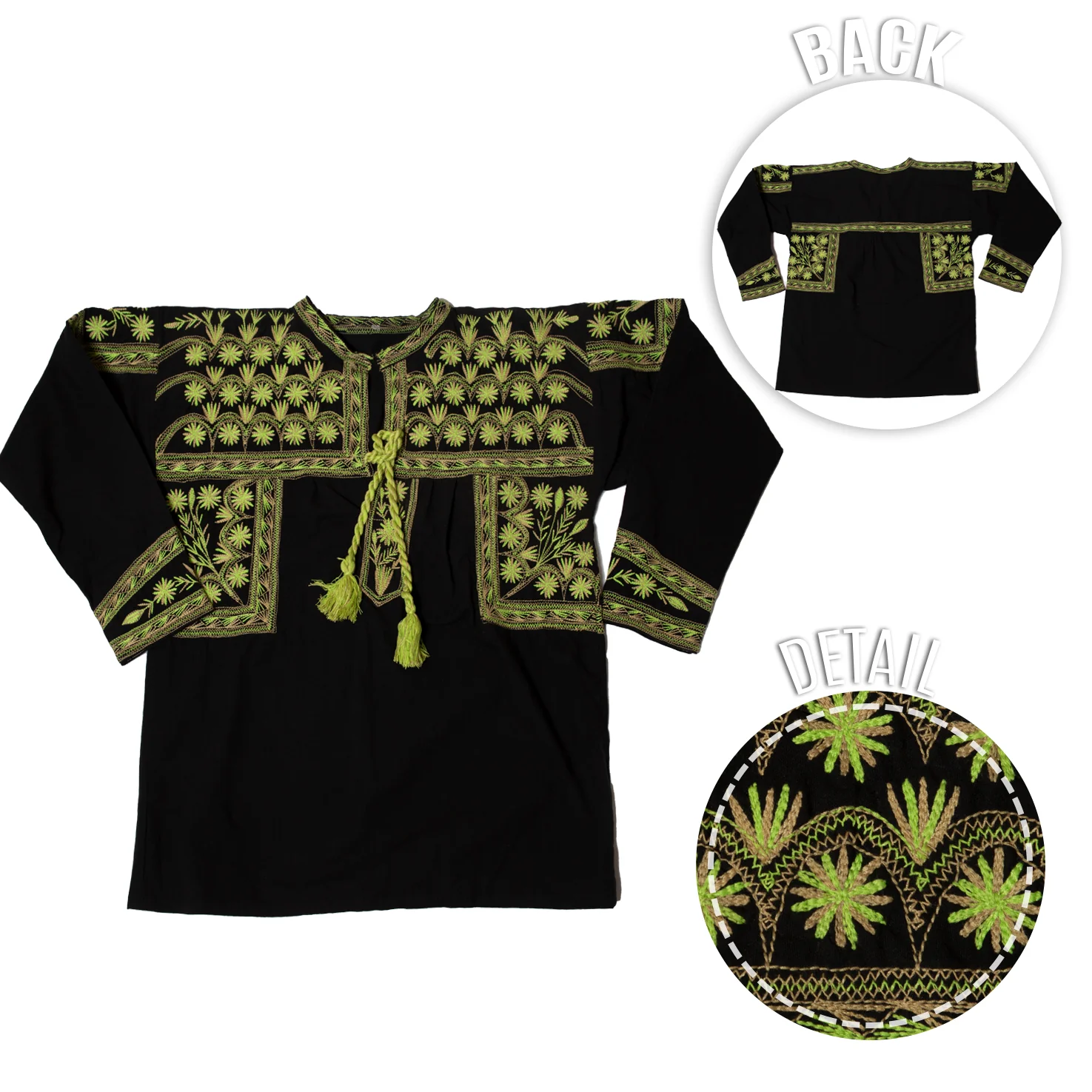 Xuuxy Embroidered 3/4 Sleeve Blouse - Image 11