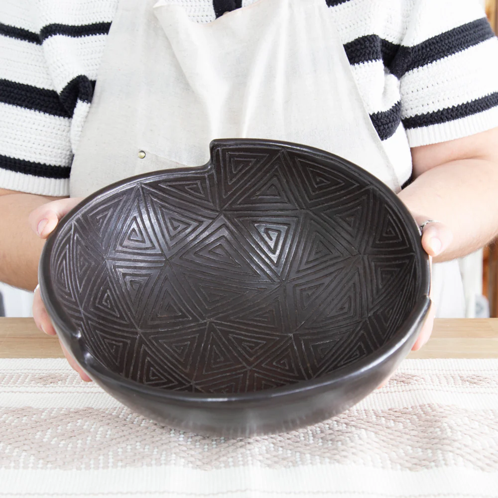 Zinapécuaro Tiempo Ceramic Bowl - Image 2